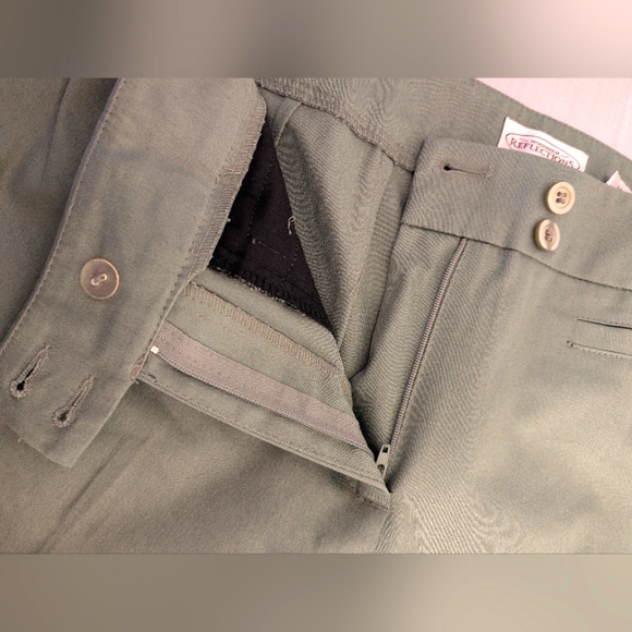 Northern Reelections Modern 98% Cotton  Pants Leaf/ green Straight leg… - Picture 9 of 14